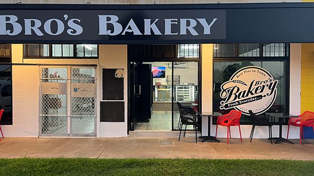 Bro's Bakery - A popular Bundaberg bakery storefront